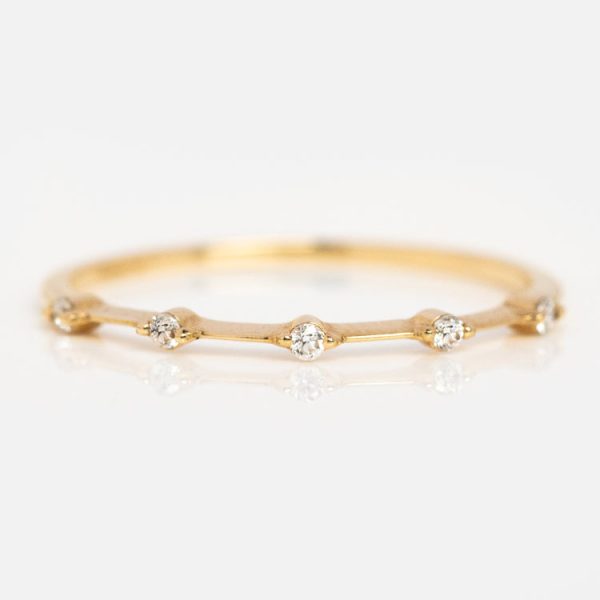 14k Diamond Constellation Band Supply