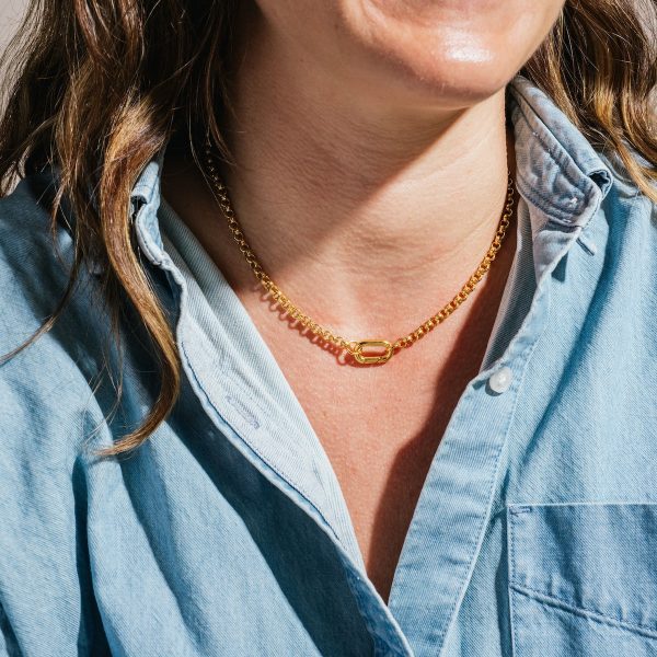 Gold Filled Charm Holder Necklace Discount - Image 3