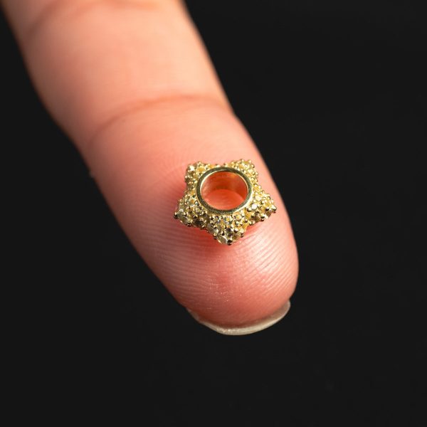 Solid Gold Spacer Charm Online Sale - Image 4